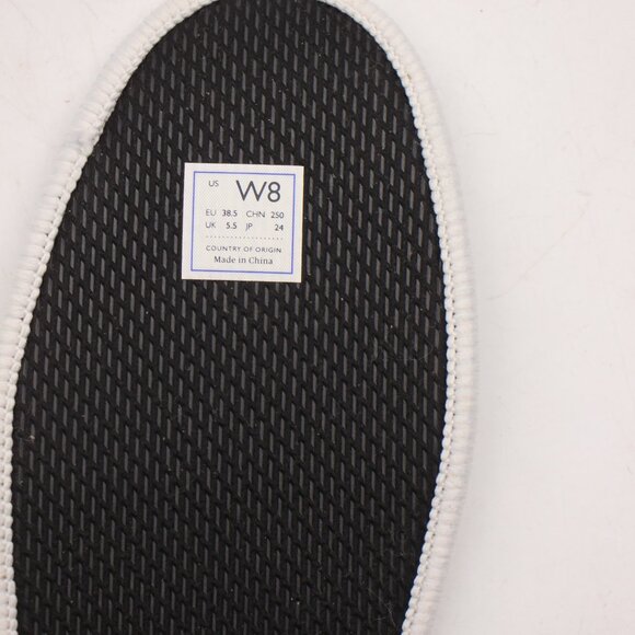 Rothy’s The Sneaker Honeycomb Women’s Size 8 Salt Light Grey White Knit Slip On - Picture 9 of 9